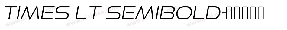 Times LT Semibold字体转换